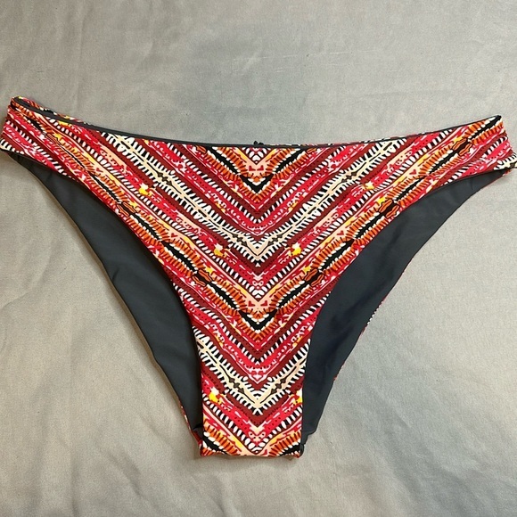 NWOT Reversible Patterned/Solid Bikini Bottoms 🌈 - Picture 1 of 7